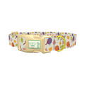 Autumn Bird Dog Collar - plastic gold