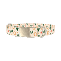 Desert Sunset Dog Collar - metal silver