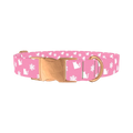 Snowflake Cat Dog Collar - metal rose gold
