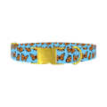 Monarch Butterfly Dog Collar - metal gold