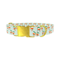 Irish Bow Dog Collar - metal rose gold