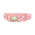 Heart Cherry Dog Collar - plastic rose gold