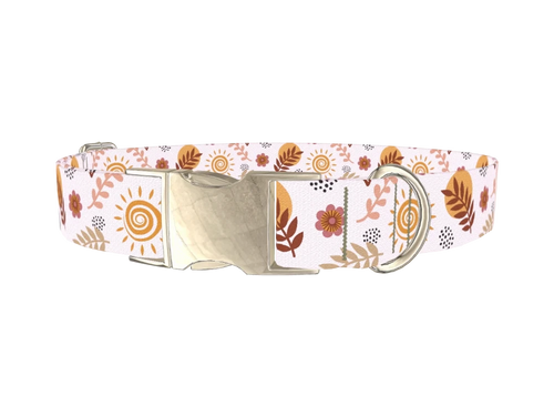 Boho Sun Moon Dog Collar