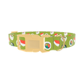 Sushi Pattern Dog Collar - plastic gold