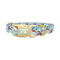 Dinosaur Adventure Dog Collar - plastic gold
