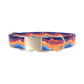 Sunset Cloud Dog Collar - metal gold
