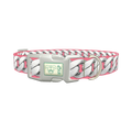 Silver Chain Pattern Dog Collar - plastic silver