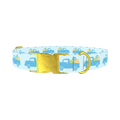Easter Truck Dog Collar - metal gold