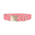 Groovy Heart Dog Collar - metal silver