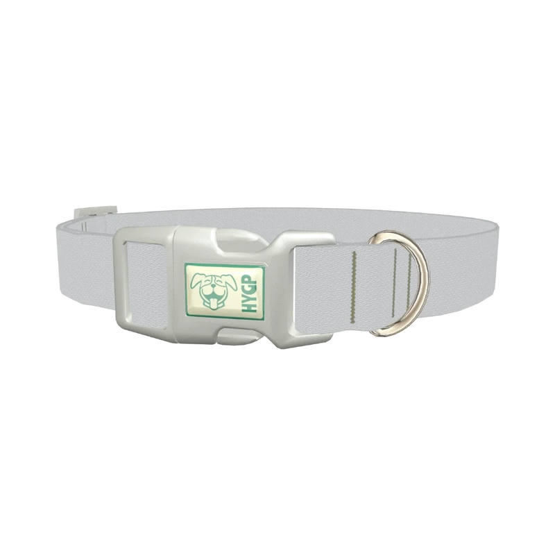 Elemental Color Dog Collar - plastic silver