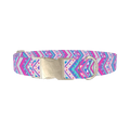 Tribal Chevron Dog Collar - metal silver