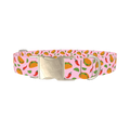 Chili Taco Dog Collar - metal silver