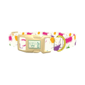 Colorful Beetle Dog Collar - plastic gold