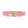 Comet Cloud Dog Collar - metal silver