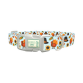 Thanksgiving Turkey Dog Collar - plastic silver