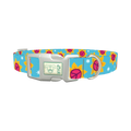 Peace Sunflower Dog Collar - plastic silver