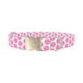 Heart Smile Emoji Dog Collar - metal silver