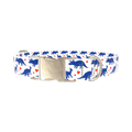 Dinosaur Heart Dog Collar - metal silver