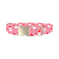 Christmas Santa Dog Collar - metal silver