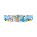 Beach Vacation Dog Collar - metal silver