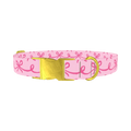 Bow Garland Dog Collar - metal gold