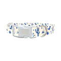 Western Desert Scene Dog Collar - plastic gold