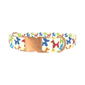 Balloon Animal Dog Collar - metal rose gold