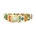 Lucky Clover Dog Collar - plastic gold