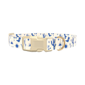 Western Desert Scene Dog Collar - plastic rose gold
