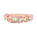 Heart Paw Dog Collar - plastic rose gold