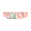 Christmas Deer Forest Dog Collar - plastic silver