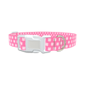 Shamrock Pattern Dog Collar - plastic rose gold