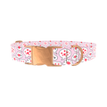 Romantic Speech Bubble Dog Collar - metal silver