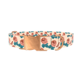 Rose Butterfly Dog Collar - metal rose gold
