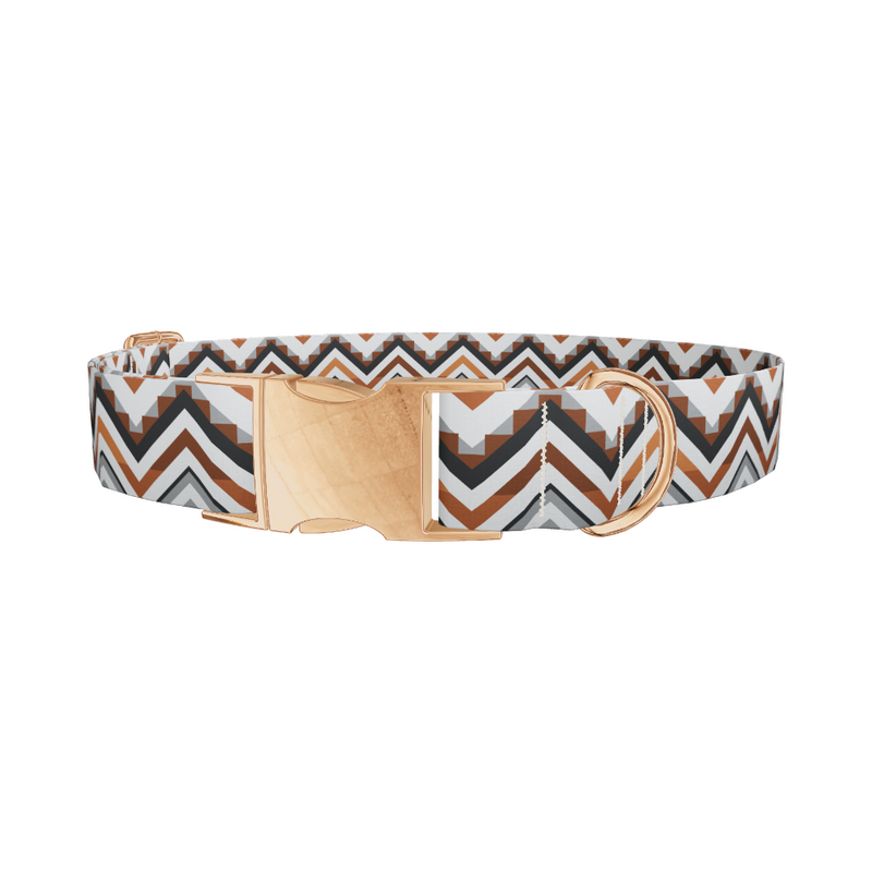 Tribal ZigZag Dog Collar