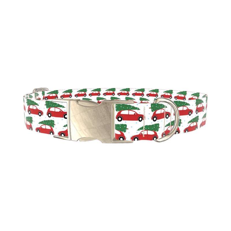 Christmas Car Dog Collar