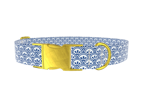 Geometric Japanese Dog Collar