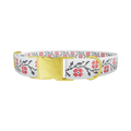 Cross Stitch Floral Dog Collar - Thumbnail 1