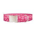 Pink Heart Burst Dog Collar - Thumbnail 3