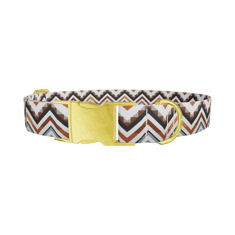 Tribal ZigZag Dog Collar