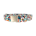 Colorful Geometric Shapes Dog Collar - Thumbnail 3