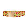 Colorful Tribal Diamond Dog Collar - Thumbnail 2