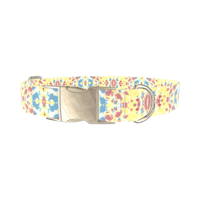 Pastel Abstract Dog Collar