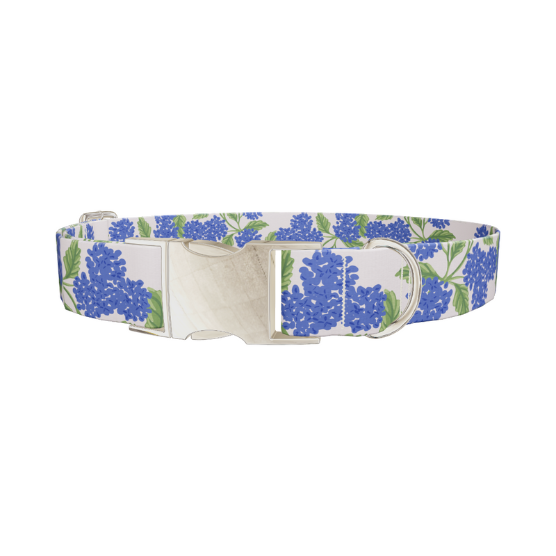 Floral Hydrangea Dog Collar