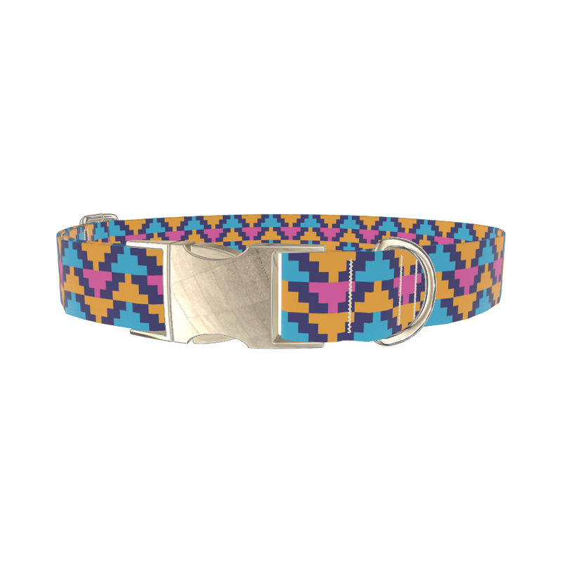 Geometric Pyramid Dog Collar