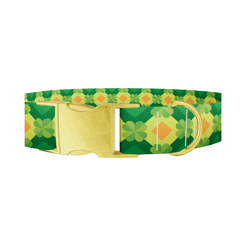 Geometric Shamrock Dog Collar