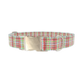 Colorful Plaid Dog Collar - Thumbnail 3