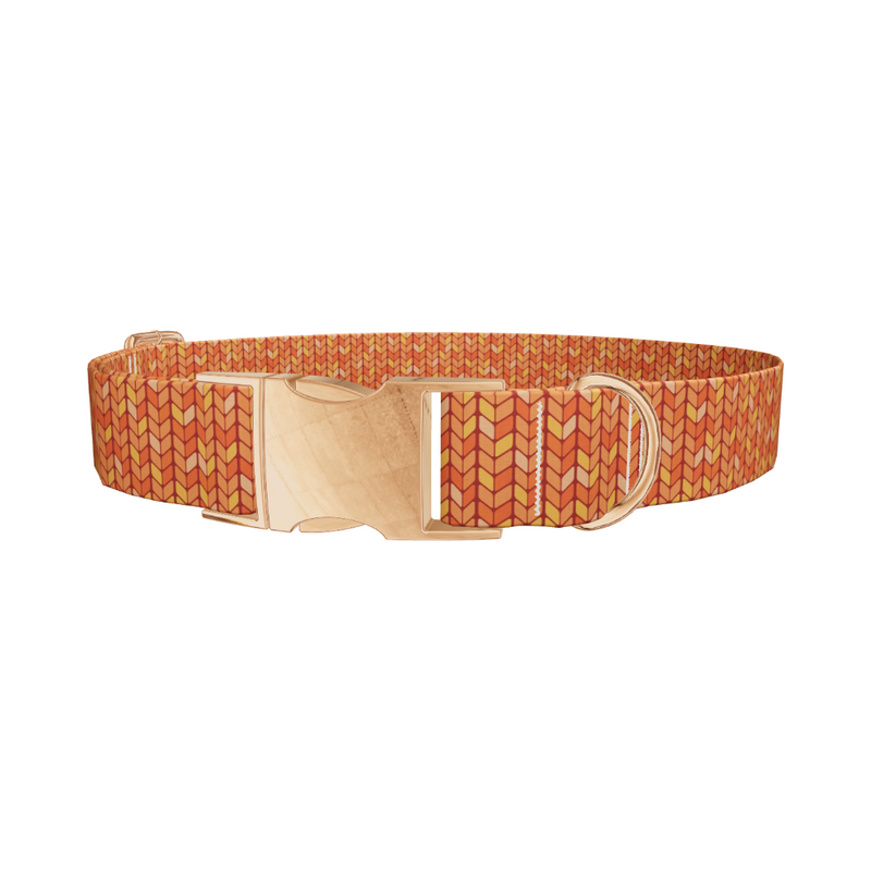 Geometric Knitting Dog Collar
