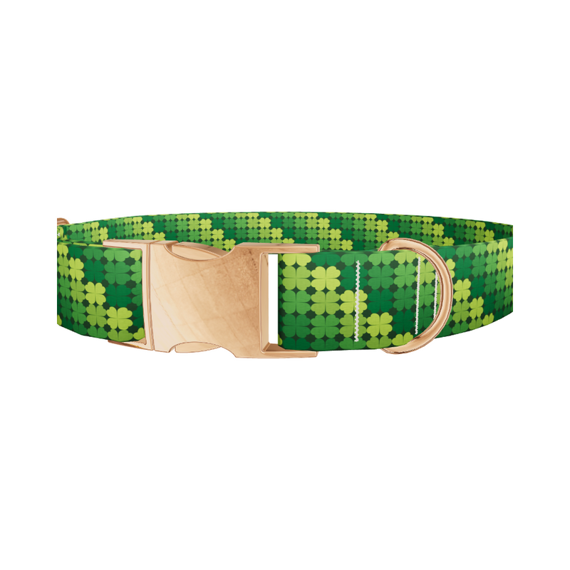 Clover Pattern Dog Collar