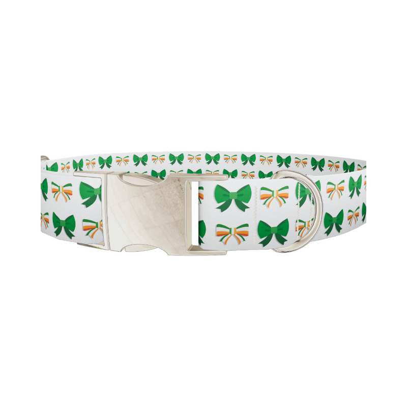 Irish Bow Pattern Dog Collar